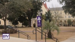 Spring Hill College&#039;s campus during the Spring semester of 2018