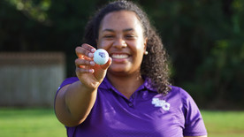 Sophomore golfer Lauryn Herman  (photo: Kayley Robinson)