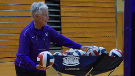 SHC volleyball coach Peggy Martin (photo: Maegan Lynch)
