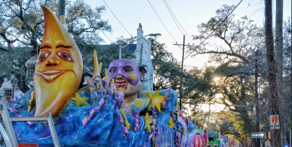 : Mardi Gras parades getting ready to roll this weekend.
