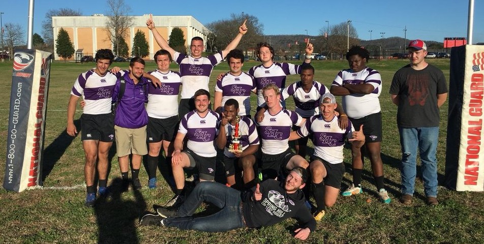 : Rugby Team after taking their win