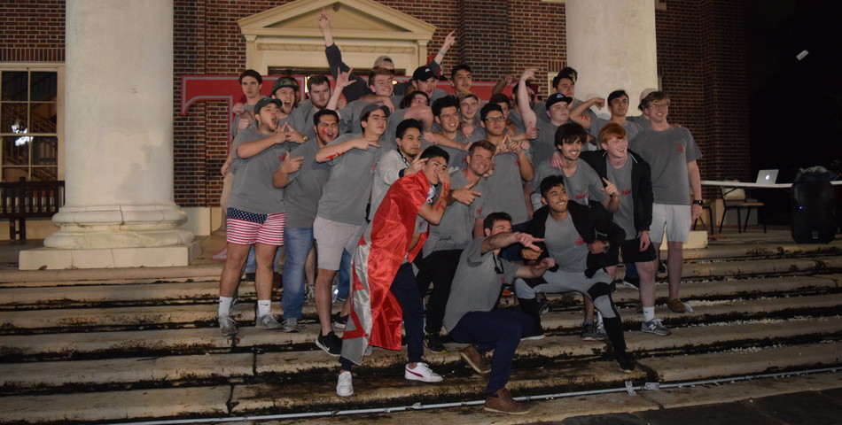 Emma Carroll: TKE members pose for a picture with their new members