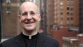 Father James Martin, SJ, was invited to speak at SHC's May 2018 graduation ceremony. (photo: Guideposts)