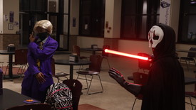 Students at the Halloween Costume Mixer. (photo: )