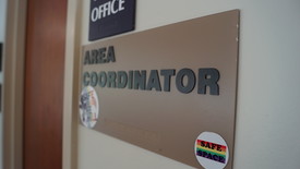Residence Life Area Coordinator Sign (photo: )