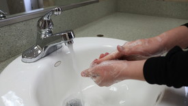 Student Washing Hands (photo: )