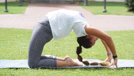 Caroline Herrera, founder of the new Yoga Club at SHC. (photo: Cassidi Sterrett)