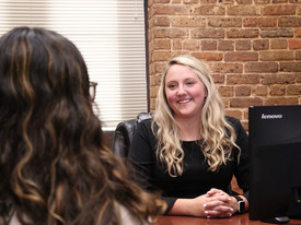 Assistant Director of the Office of Financial Aid and Veterans Affairs Kristyanna Kiner-Galish (photo: Aubrey Gaudet)