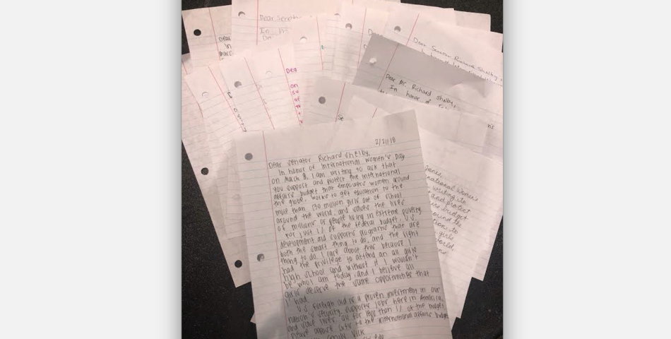 Grace Gundlach: The letters written to legislators. 