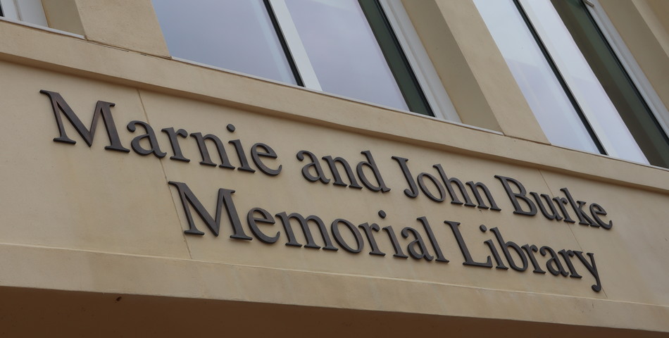 Conner Moore: Marnie and John Burke Memorial Library